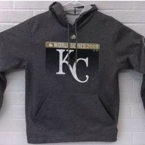 Majestic Kansas City Royals Gray World Series - M